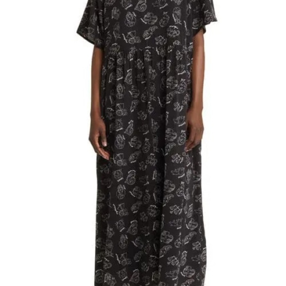 Dressed in LALA Black and White Zodiac Maxi Dress